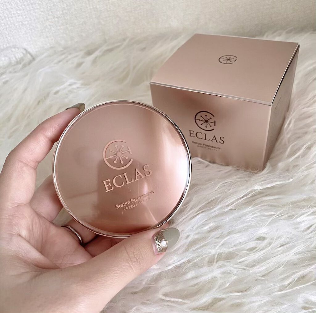 Serum foundation ライトオークル/ECLAS/クリーム・エマルジョンファンデーションを使ったクチコミ（1枚目）