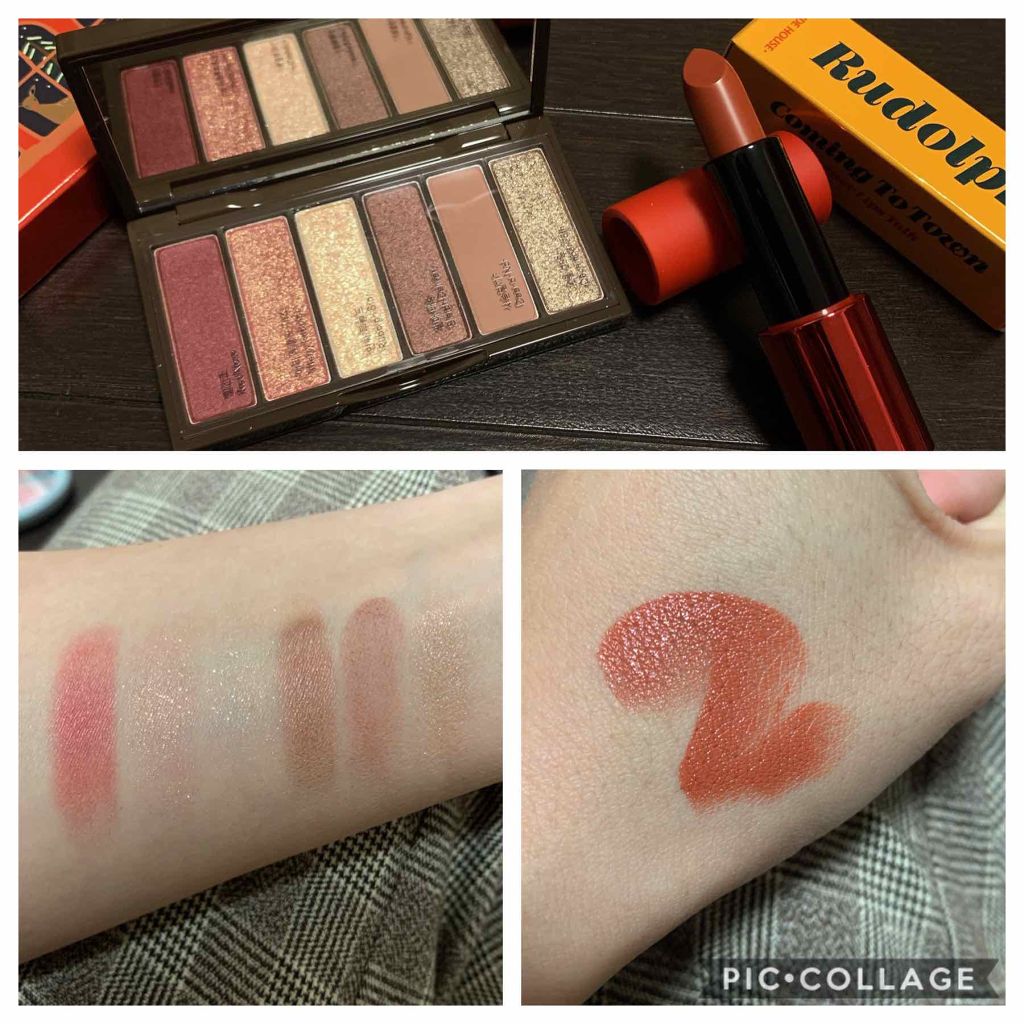 ルドルフ プレイカラー アイシャドウミニ トナカイ/ETUDE/アイシャドウパレットを使ったクチコミ（3枚目）