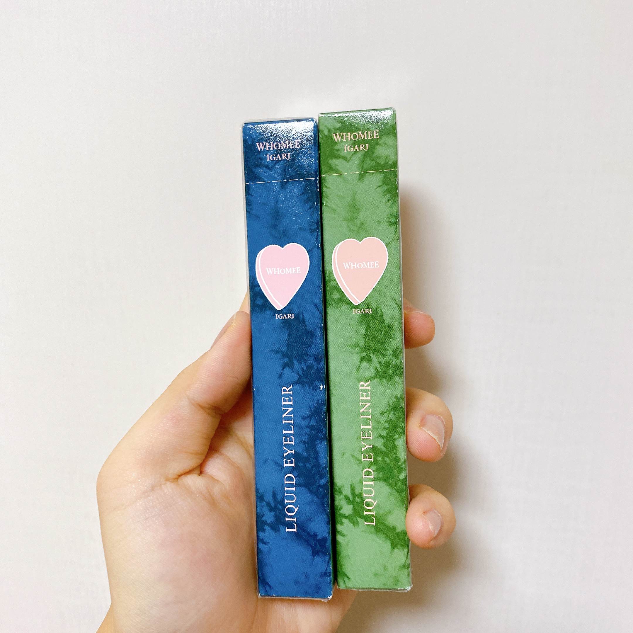 リキッドアイライナー デニムブルー/WHOMEE/リキッドアイライナーを使ったクチコミ（1枚目）