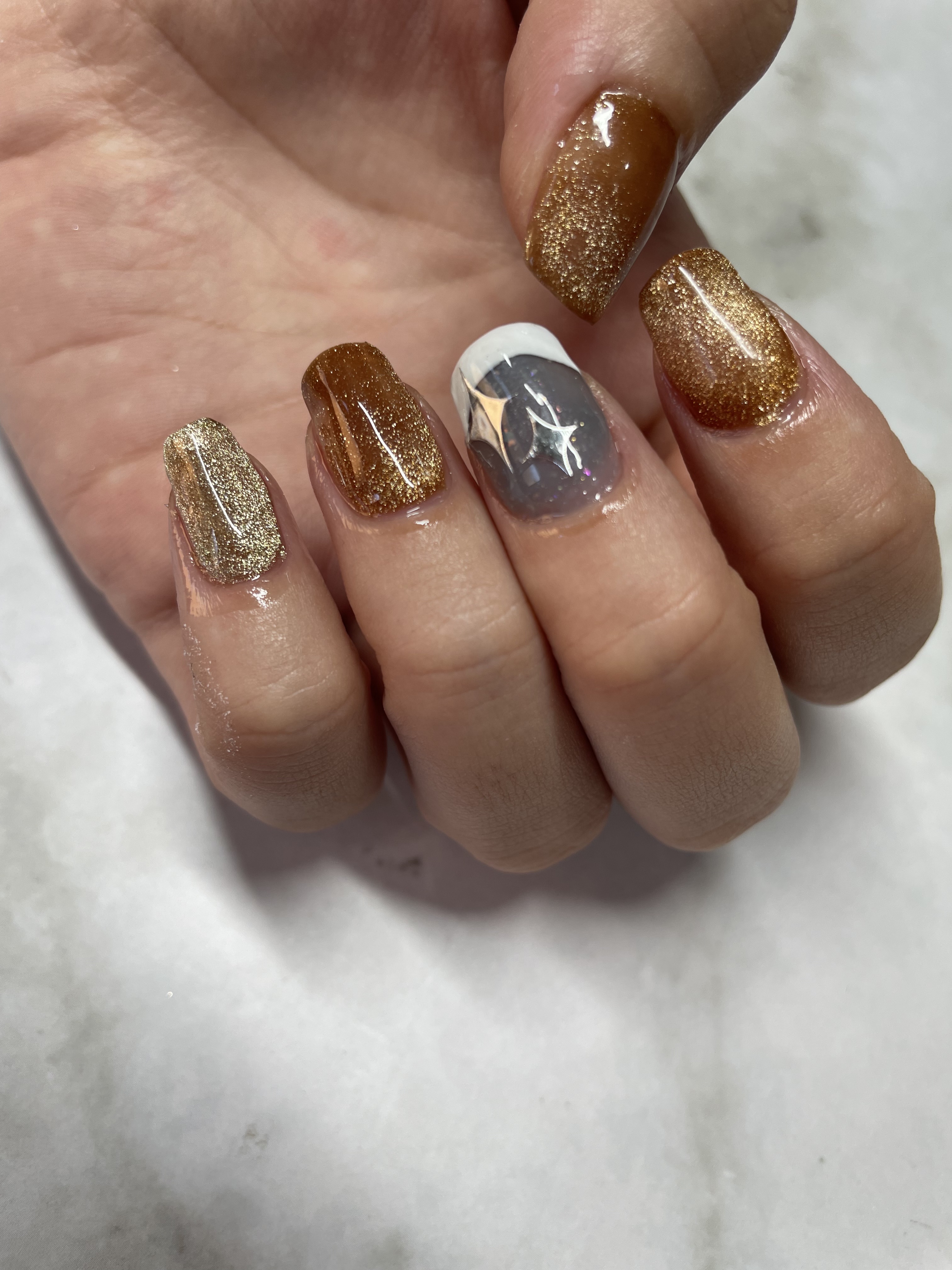 ジェルネイル（ライト対応）/セリア/ジェルネイルを使ったクチコミ（2枚目）