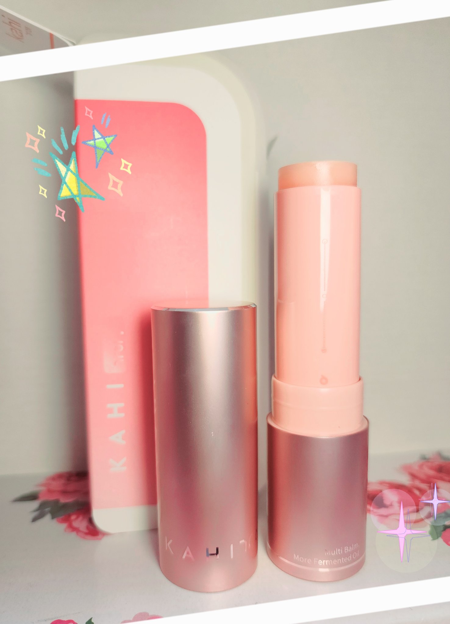 試してみた】KAHI マルチバームセット 新ver（本品+リフィル）の