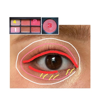 オーガズム ミニアイシャドーパレット/NARS/アイシャドウパレットを使ったクチコミ(2枚目)