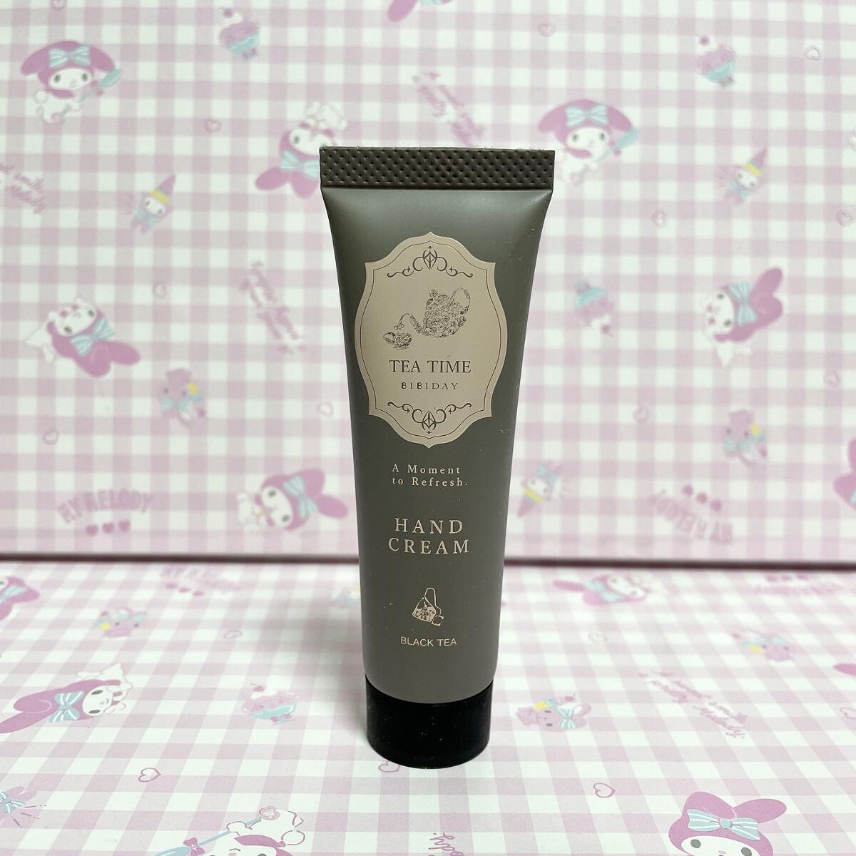 ティータイム ハンドクリーム ブラックティーの香り/BIBIDAY/ハンドクリームを使ったクチコミ（3枚目）
