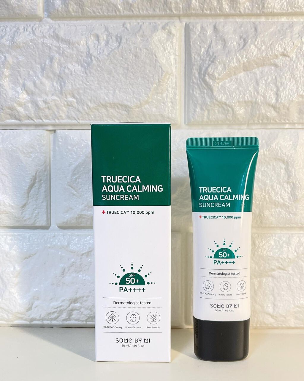 TRUECICA アクアカーミング日焼け止め/SOME BY MI/日焼け止めクリームを使ったクチコミ(3枚目)