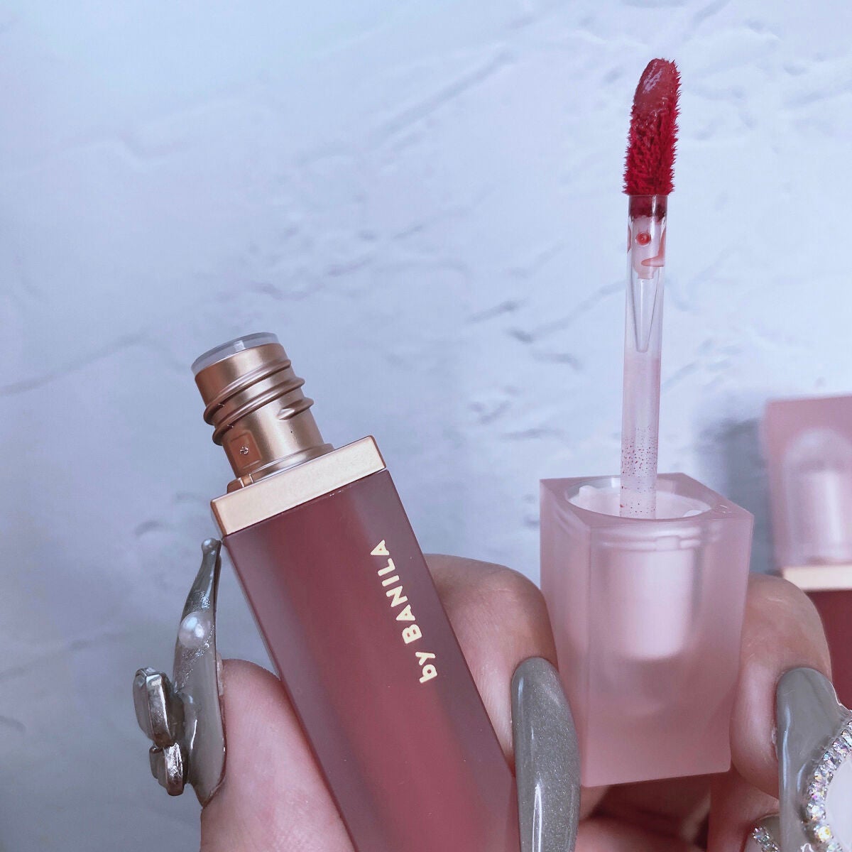 Water drop veil tint/B. by BANILA/リップグロスを使ったクチコミ(3枚目)