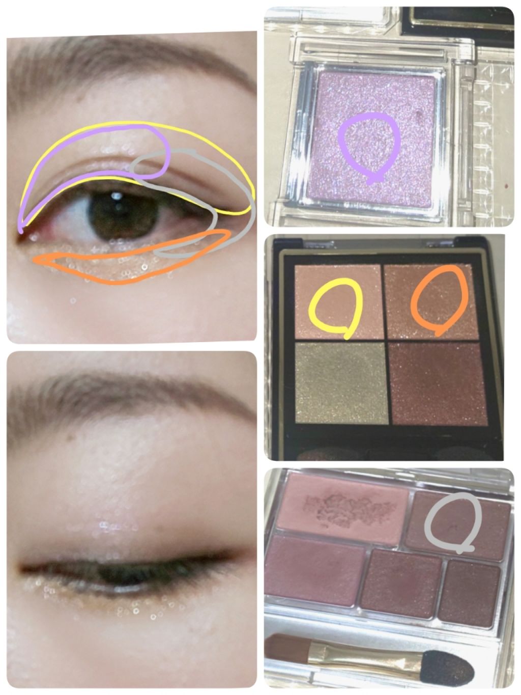 シングルカラーアイシャドウ/CEZANNE/単色アイシャドウを使ったクチコミ（2枚目）