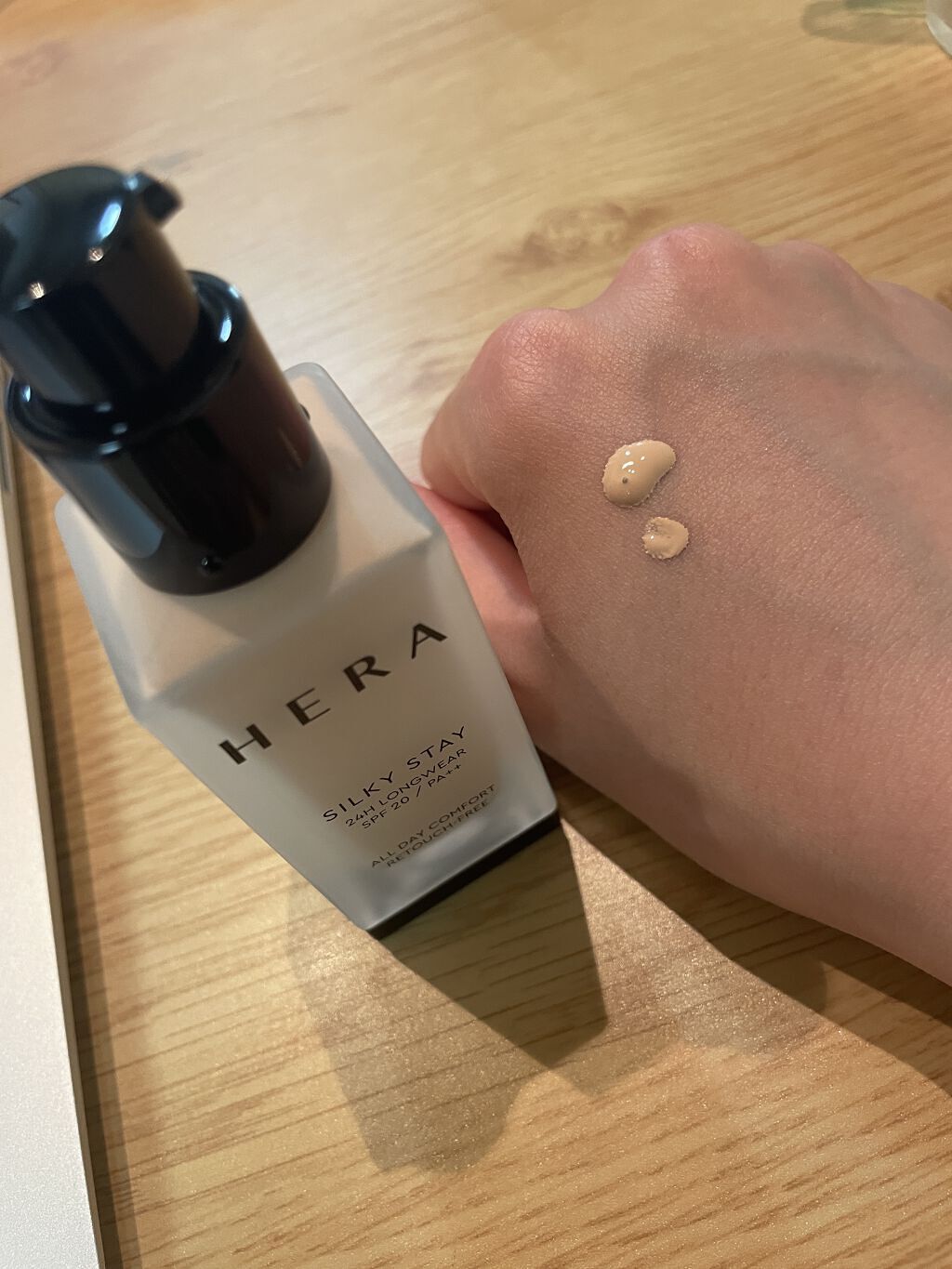 シルキーステイファンデーション/HERA/リキッドファンデーションを使ったクチコミ（2枚目）
