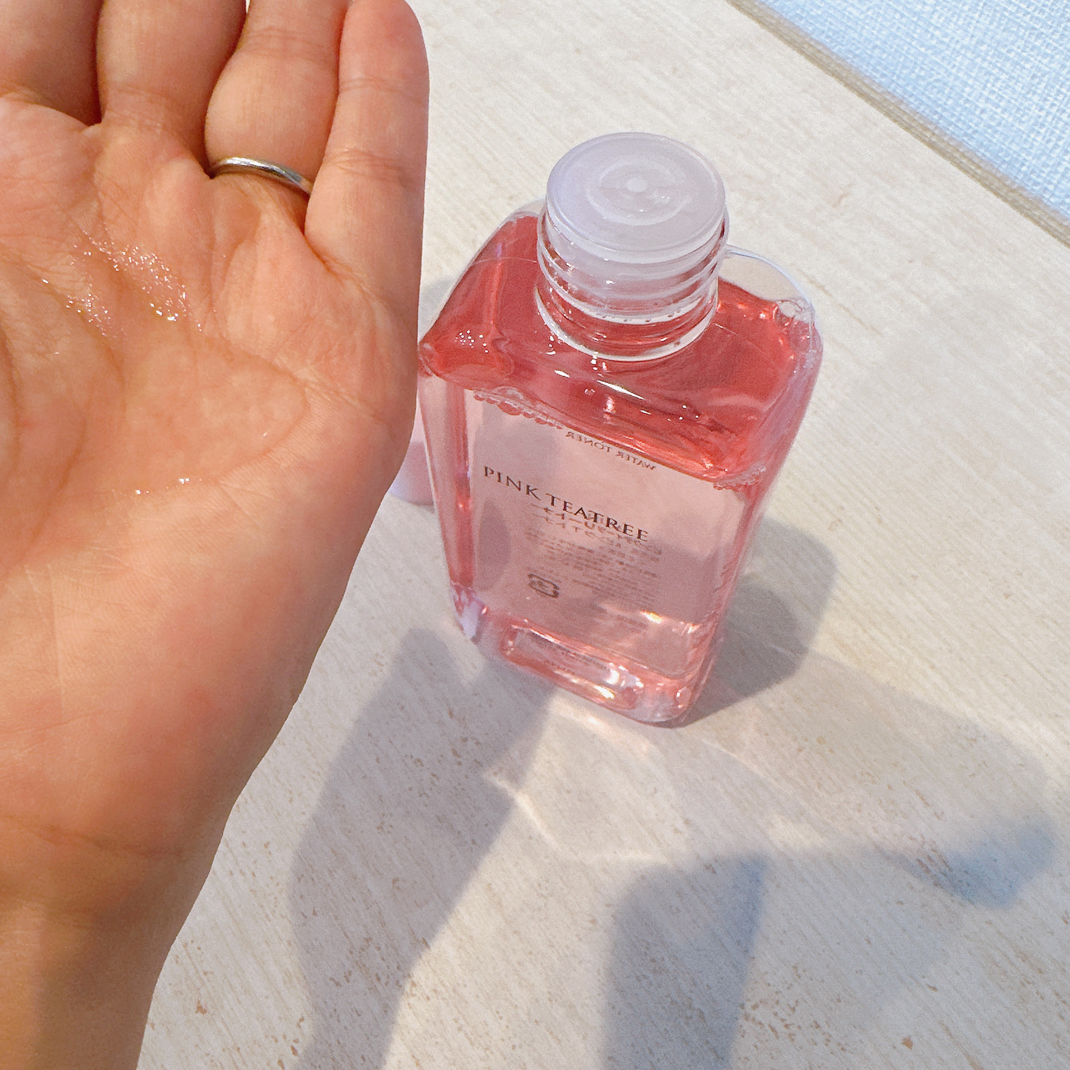 ピンクティーツリートナー/APLIN/化粧水を使ったクチコミ（3枚目）