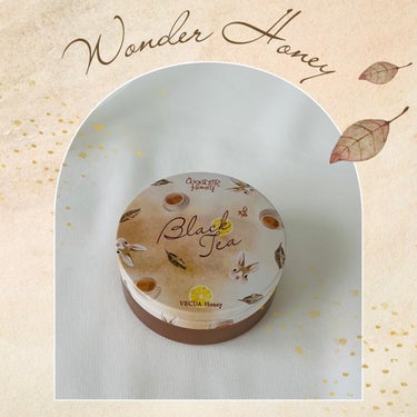 VECUA Honey ワンダーハニー 濃蜜マルシェのクリームバームのクチコミ「ベキュアハニー　ワンダーハニー濃密マルシェのクリームバーム　スッキリ果実のブラックティー🫖

.....」（1枚目）