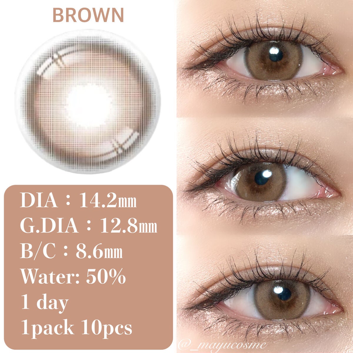 ORIANA ARIEL/i-sha/カラーコンタクトレンズを使ったクチコミ(2枚目)