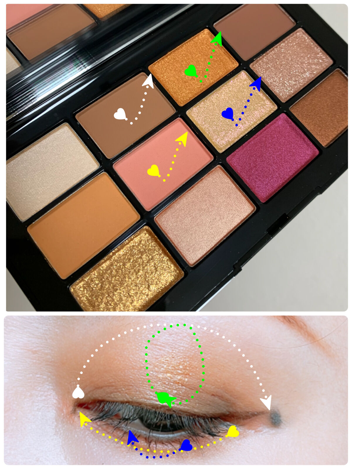 アフターグロー アイシャドーパレット/NARS/アイシャドウパレットを使ったクチコミ（3枚目）