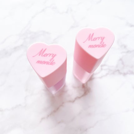 ミルクハートティントリップアンドチーク キャンディミルク/Merrymonde/リップティントを使ったクチコミ(3枚目)