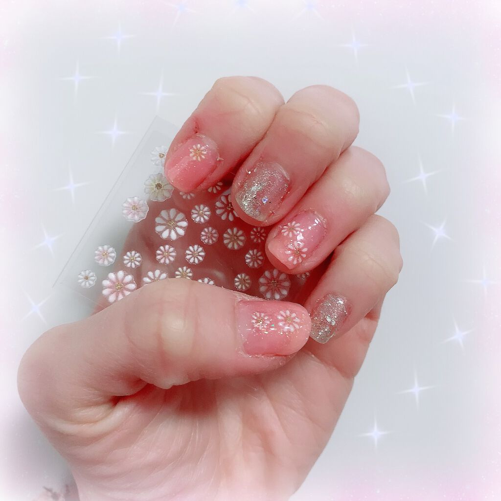 ジェルネイル（ライト対応）/セリア/ジェルネイルを使ったクチコミ（1枚目）