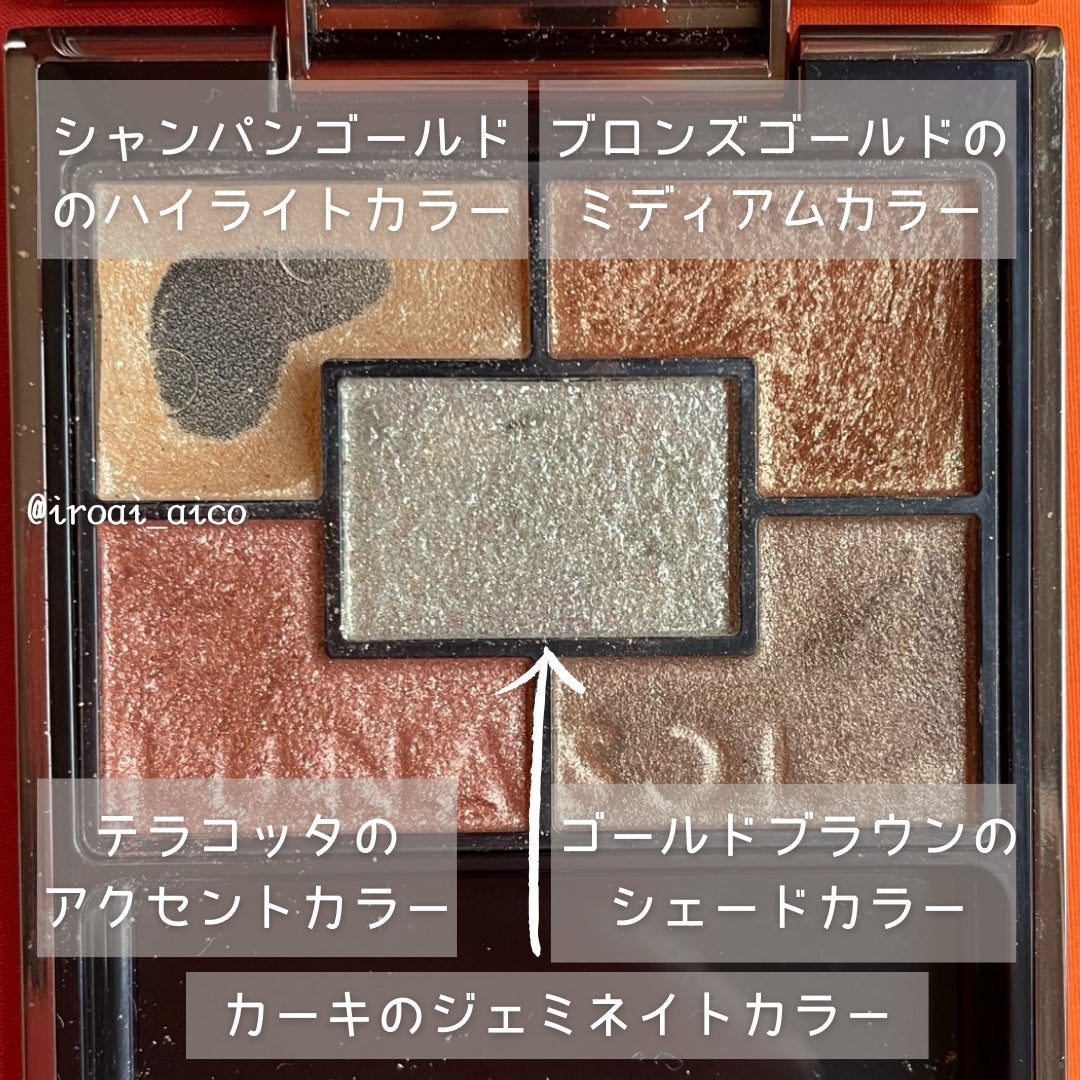 ジェミネイトアイズ N/LUNASOL/アイシャドウパレットを使ったクチコミ(3枚目)