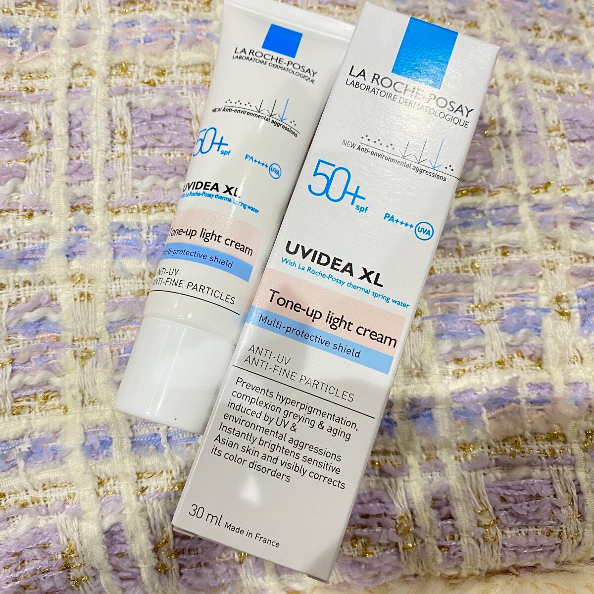 UVイデア XL プロテクショントーンアップ/ラ ロッシュ ポゼ/日焼け止めクリームを使ったクチコミ(1枚目)