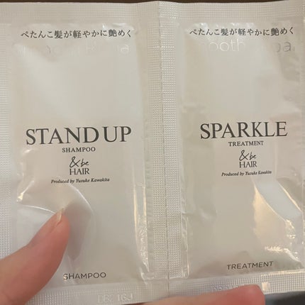 &be スタンドアップシャンプー トライアルサシェ/&be HAIR/市販シャンプーの画像