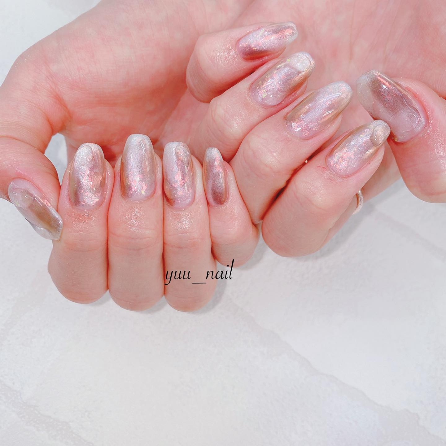 #ネイル,#ジェルネイル,#ニュアンスネイル,#キラキラネイル,#アートネイル,#ニューネイル,#ちゅるんネイル,#ミラーネイルのネイルデザイン