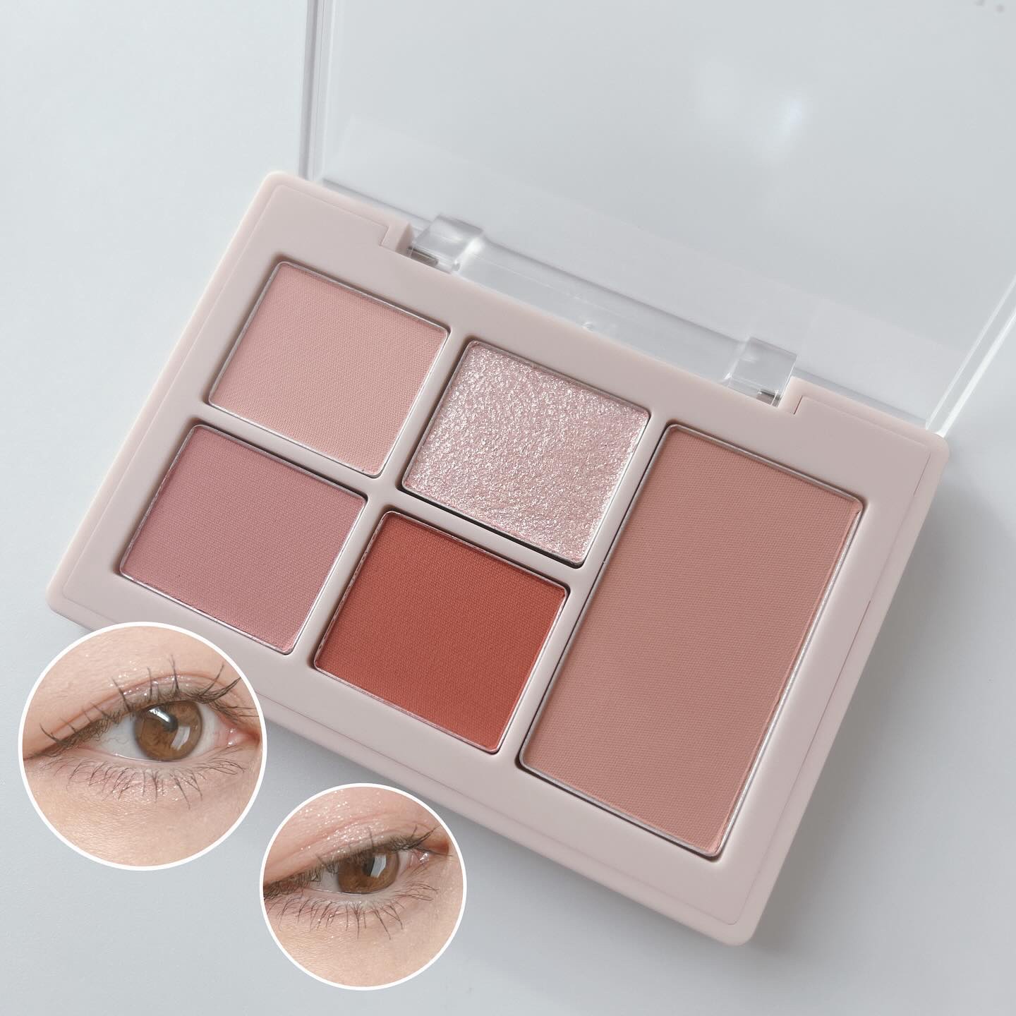 デイリームードアイシャドウパレット 03 PLEASED CORAL/MAD PEACH/アイシャドウパレットを使ったクチコミ（2枚目）