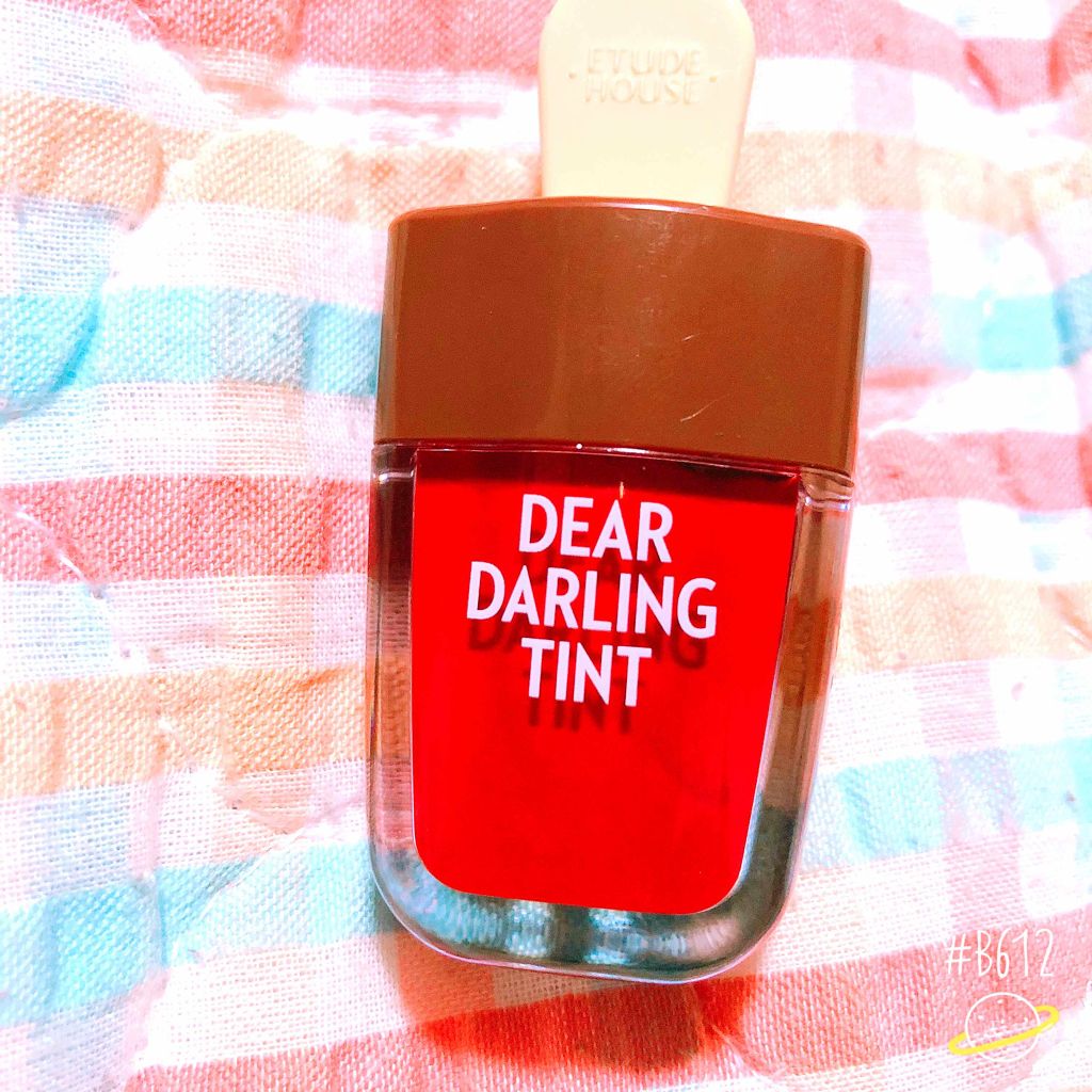 ディアダーリン ウォータージェルティント （アイスティント）/ETUDE/口紅を使ったクチコミ（1枚目）