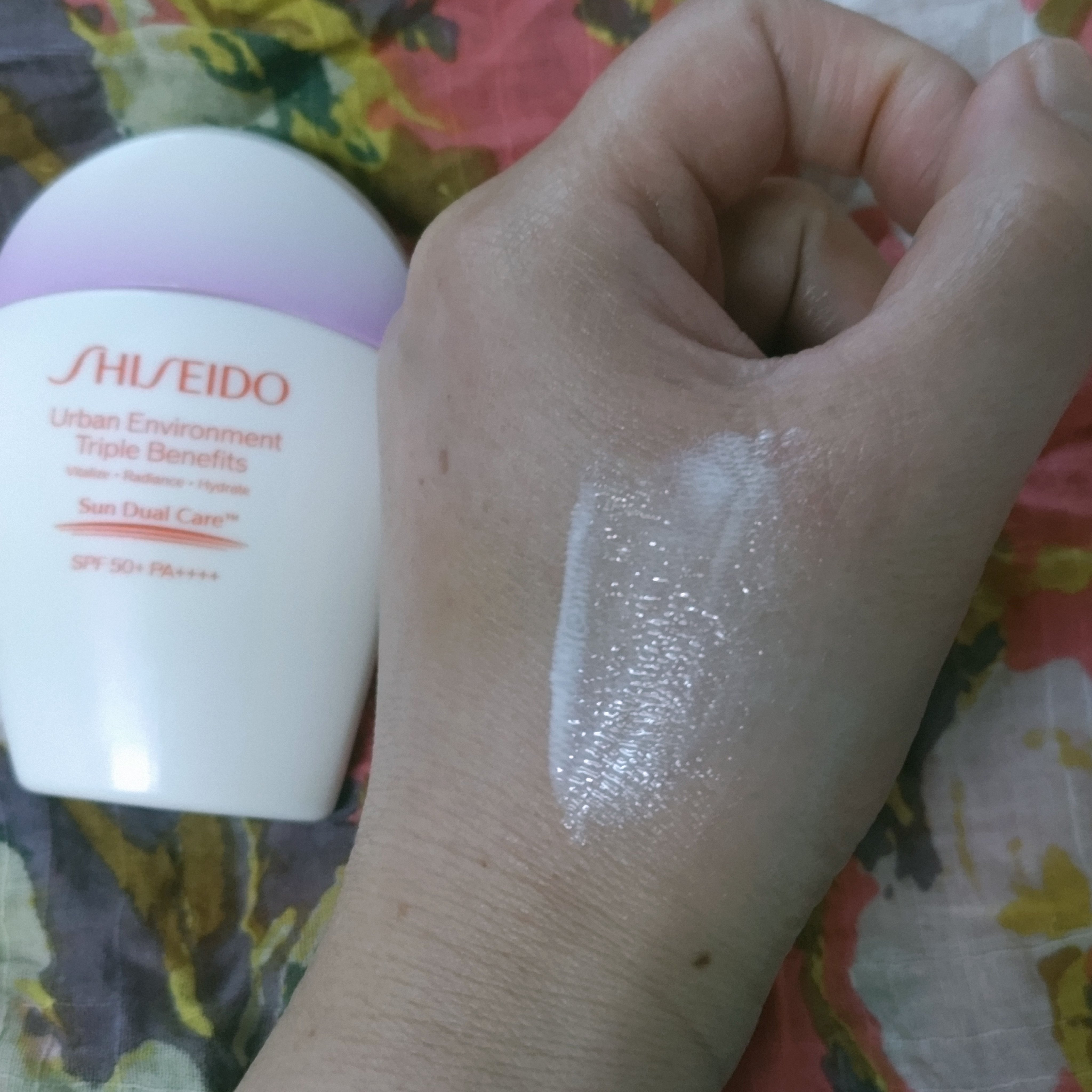 アーバン トリプル ビューティ サンケア エマルジョン/SHISEIDO/日焼け止めミルクを使ったクチコミ（3枚目）