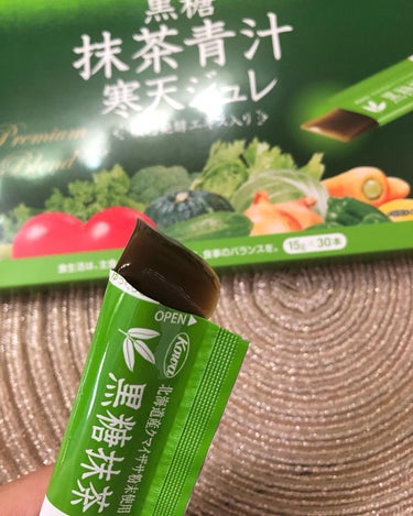 黒糖抹茶青汁寒天ジュレ/興和/健康サプリメントを使ったクチコミ（4枚目）