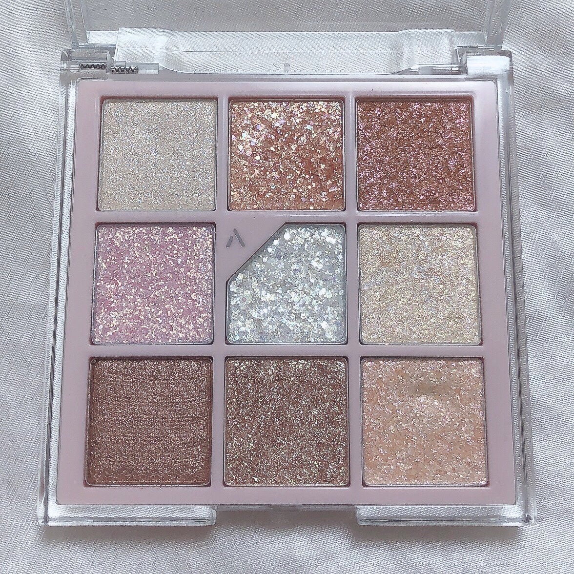 グリッターペディアアイパレット/unleashia/アイシャドウパレットを使ったクチコミ(4枚目)
