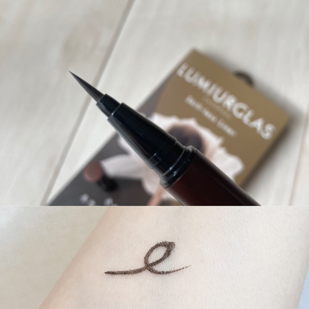 スキルレスライナー/LUMIURGLAS/リキッドアイライナーを使ったクチコミ（2枚目）