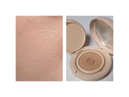 グレーズドグロークッション/MAD PEACH/クッションファンデーションを使ったクチコミ(4枚目)