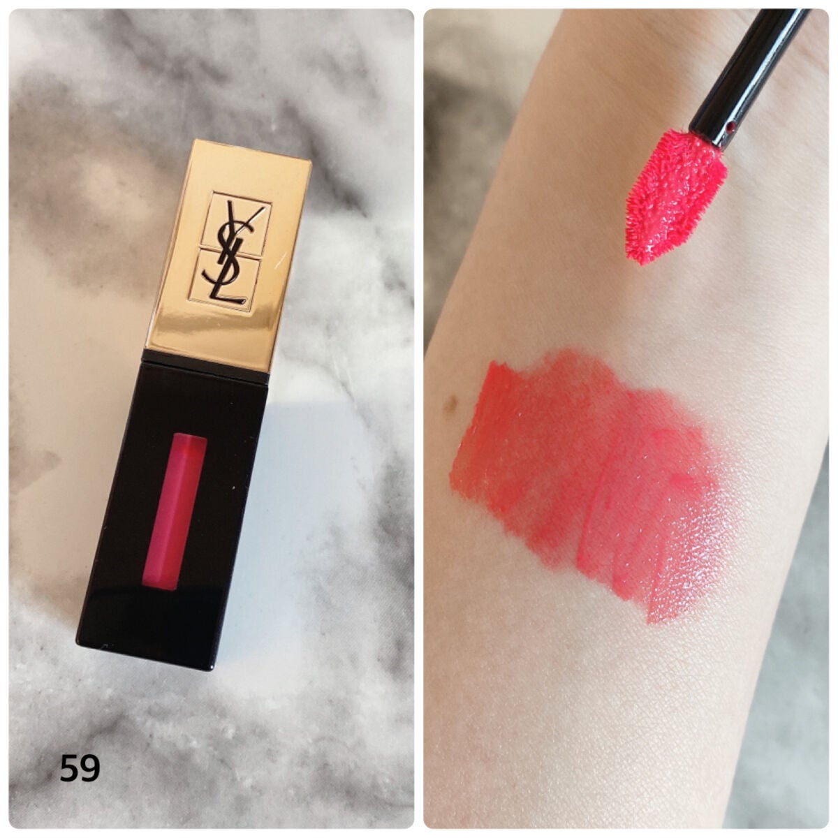 ルージュ ピュールクチュール ヴェルニ/YVES SAINT LAURENT BEAUTE/口紅を使ったクチコミ(1枚目)