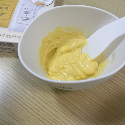 WHITE TRUFFLE SERUM & CREAM MODELING MASK/ダルバ/その他スキンケアを使ったクチコミ(3枚目)