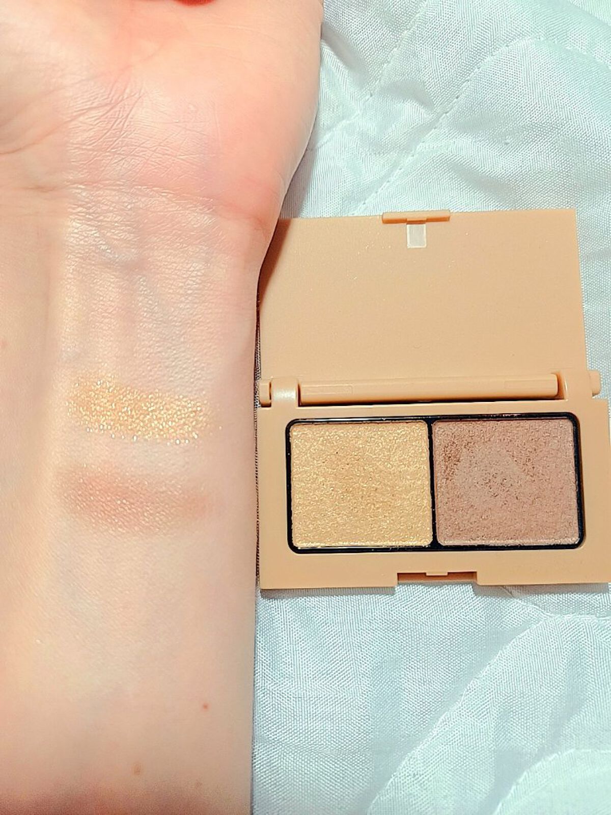 エテュセ アイエディション(カラーパレット) 09 ヘーゼルチャイ/ettusais/アイシャドウパレットを使ったクチコミ（2枚目）