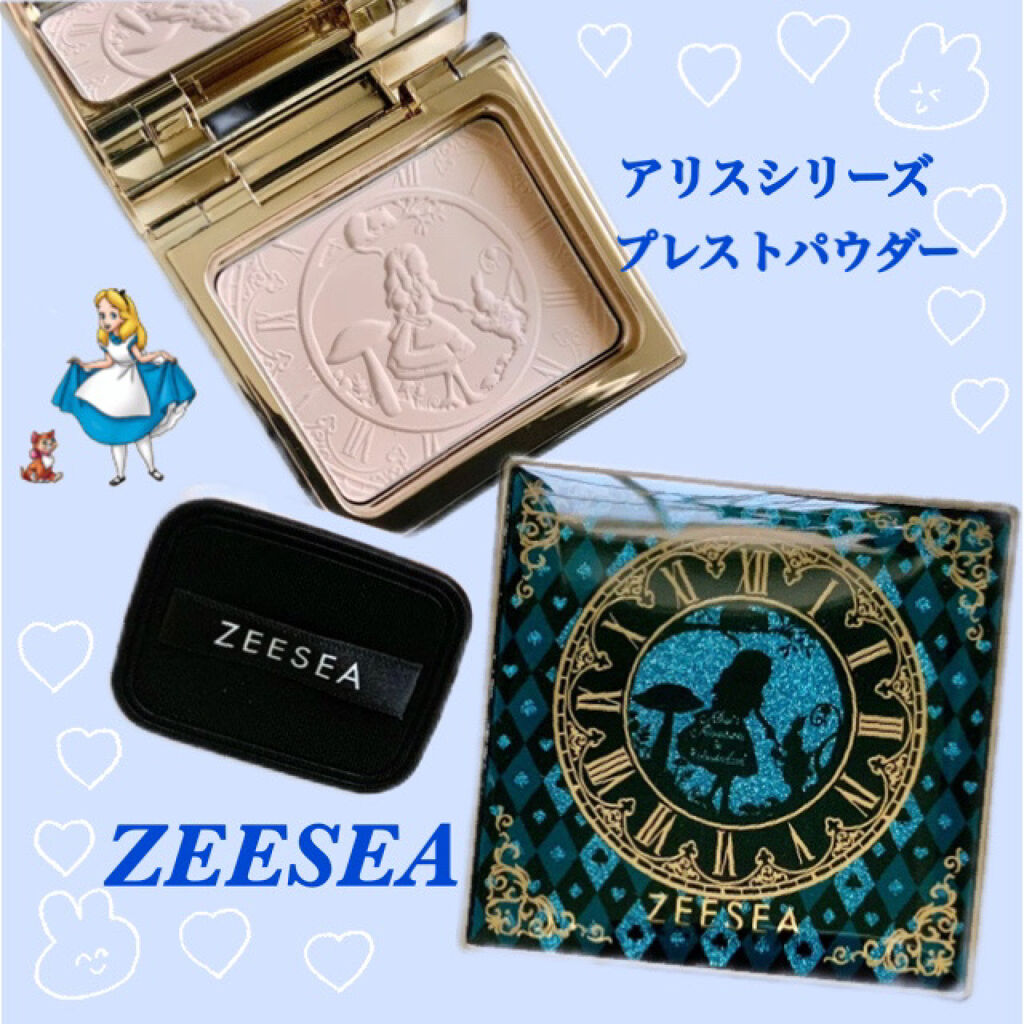 アリス クリアプレストパウダー C02 ピンクベージュ/ZEESEA/プレストパウダーを使ったクチコミ（1枚目）