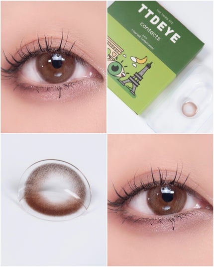 Taffee Brown/TTDeye/カラーコンタクトレンズを使ったクチコミ(1枚目)