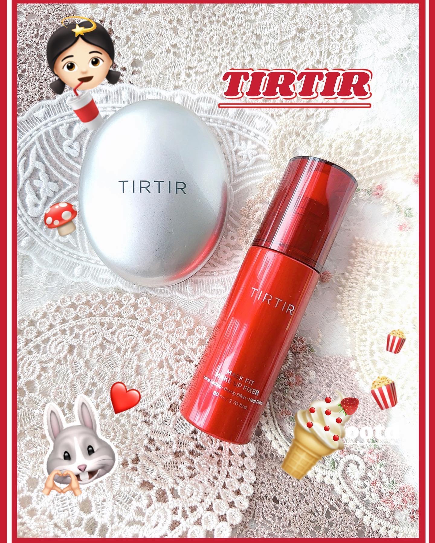 マスクフィット メイクアップフィクサー/TIRTIR(ティルティル)/フィックスミストを使ったクチコミ（1枚目）