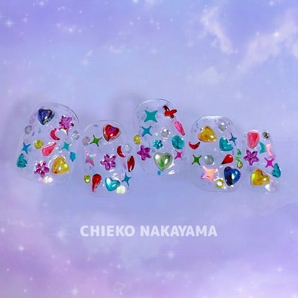 なかやまちえこ on LIPS 「パーツネイル♡#ネイルデザイン#ネイルパーツ..」(7枚目)