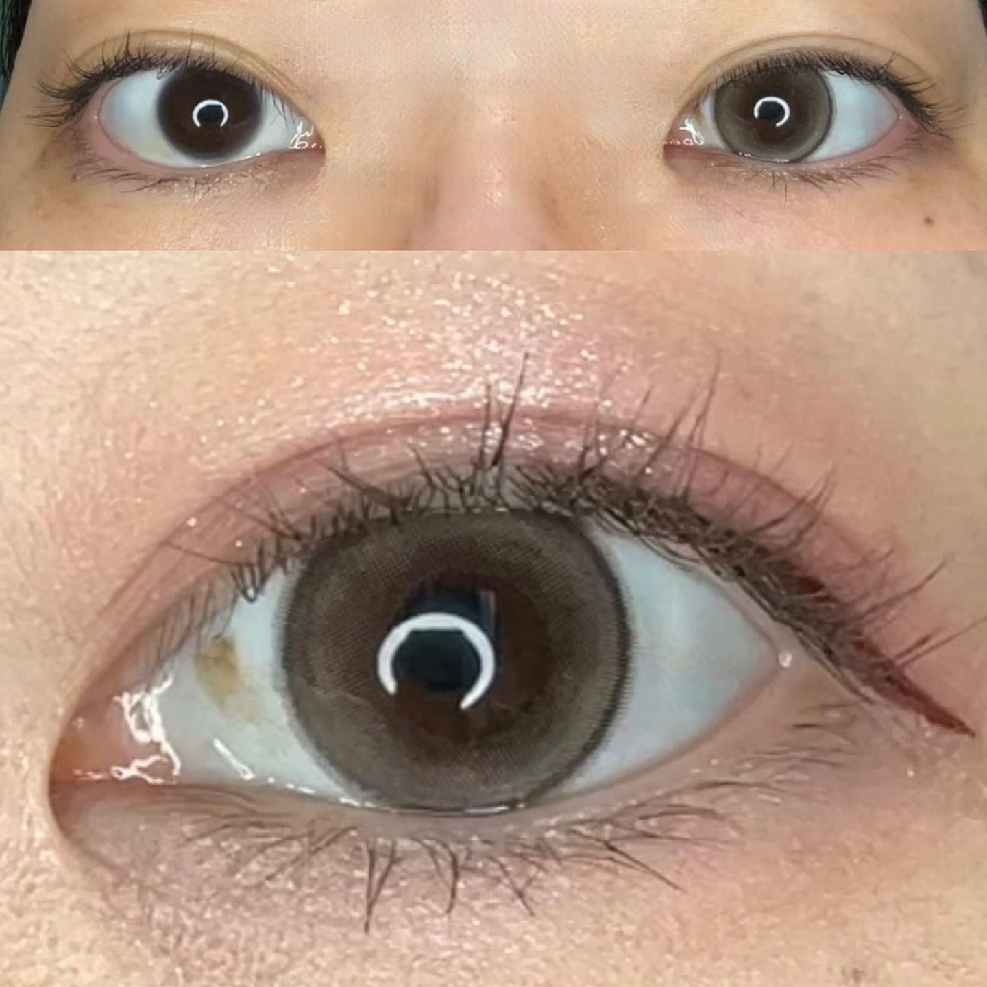 melloew 1day シルキーパール/melloew/ワンデー（１DAY）カラコンを使ったクチコミ（2枚目）