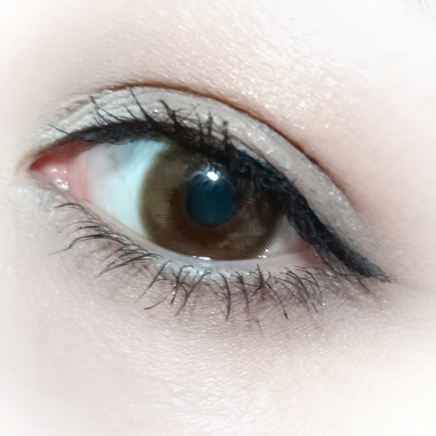 Chu's me BLUE LIGHT SAVE 1day/Chu's me/カラーコンタクトレンズを使ったクチコミ(4枚目)