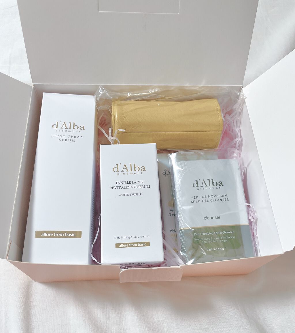 ダルバ ホワイトトリュフファーストスプレーセラム/ダルバ/ミスト状化粧水を使ったクチコミ（2枚目）