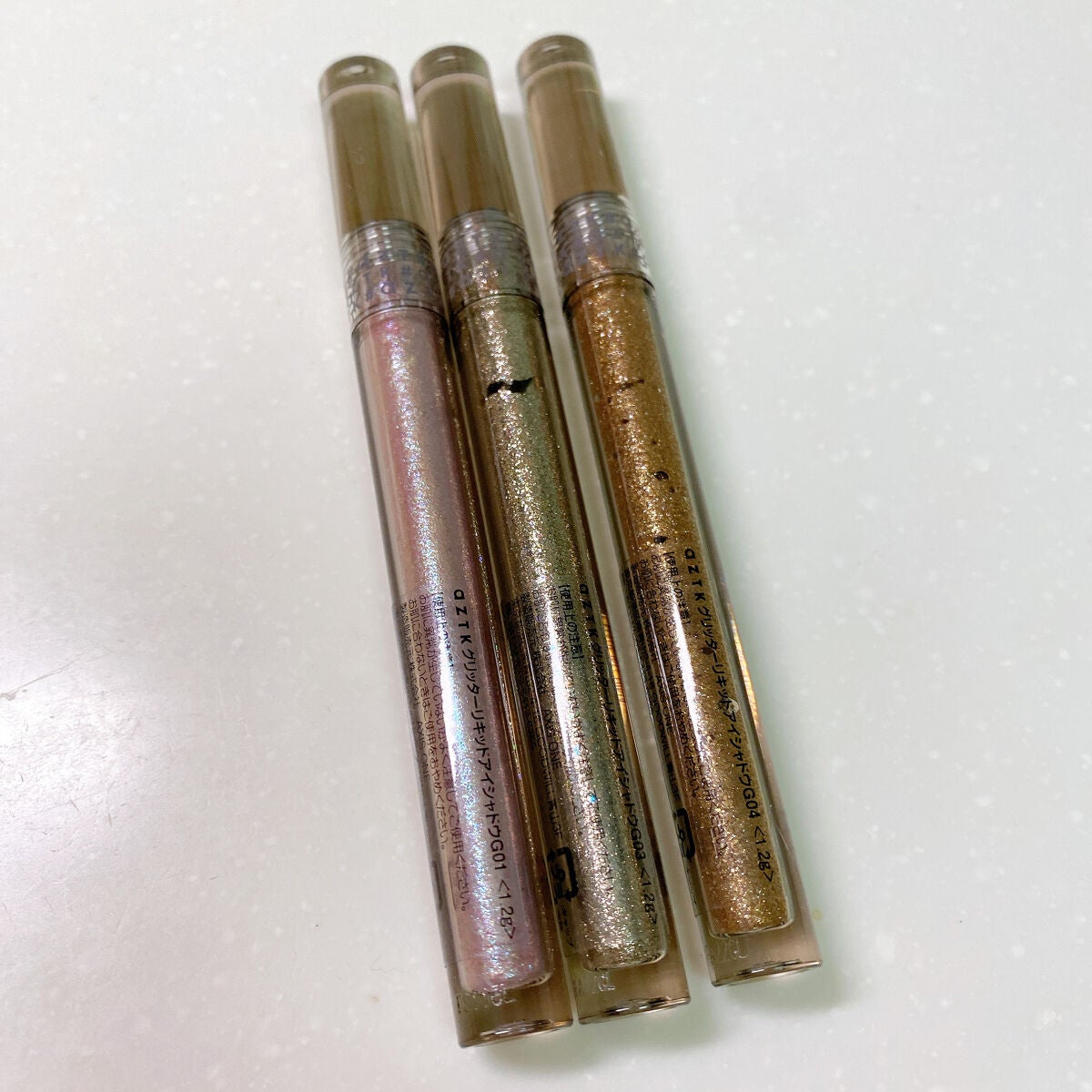 グリッターリキッドアイシャドウ/aZTK/リキッドアイシャドウを使ったクチコミ(6枚目)