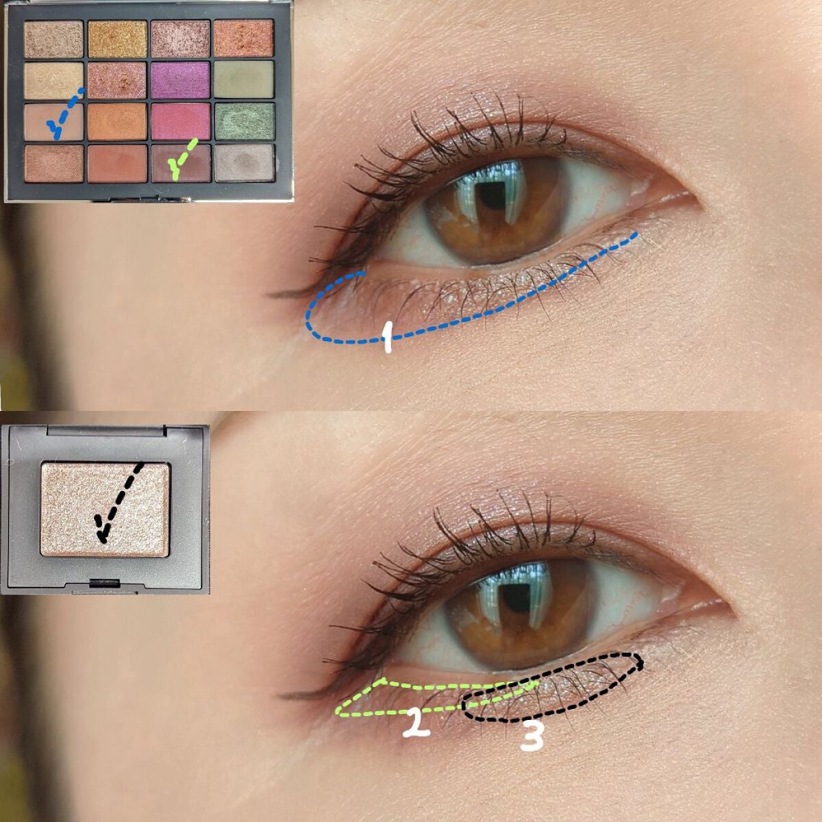 ビジュー アイシャドーパレット/NARS/アイシャドウパレットを使ったクチコミ(7枚目)