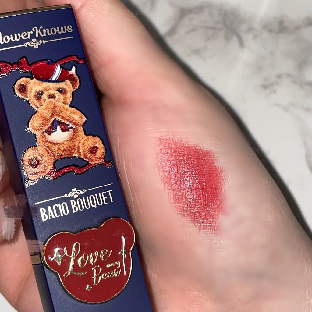 Love Bear マットリップスティック/FlowerKnows/口紅を使ったクチコミ(3枚目)
