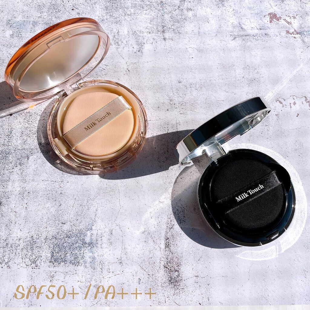 ファインド ザ リアル カバー クッション/Milk Touch/クッションファンデーションを使ったクチコミ(2枚目)