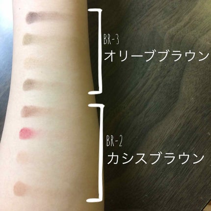 リシェ カラーリング アイブロウパウダー BR-1 イエローブラウン/Visée/パウダーアイブロウを使ったクチコミ(2枚目)