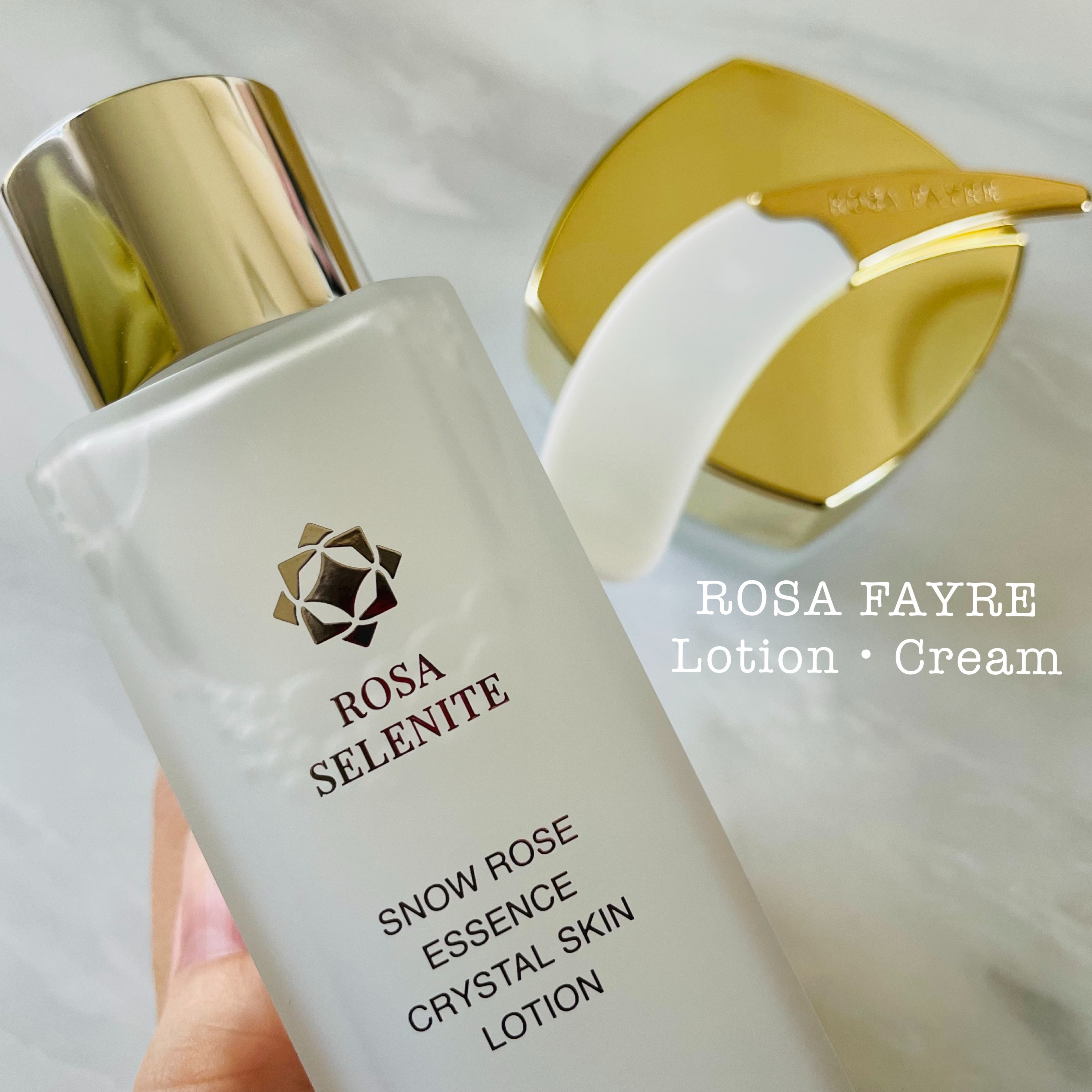 ロサ セレナイト スノーローズ エッセンス クリスタルスキン ローション/ROSA FAYRE/化粧水を使ったクチコミ（1枚目）