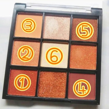 UR GLAM　BLOOMING EYE COLOR PALETTE/U R GLAM/アイシャドウパレットを使ったクチコミ（4枚目）