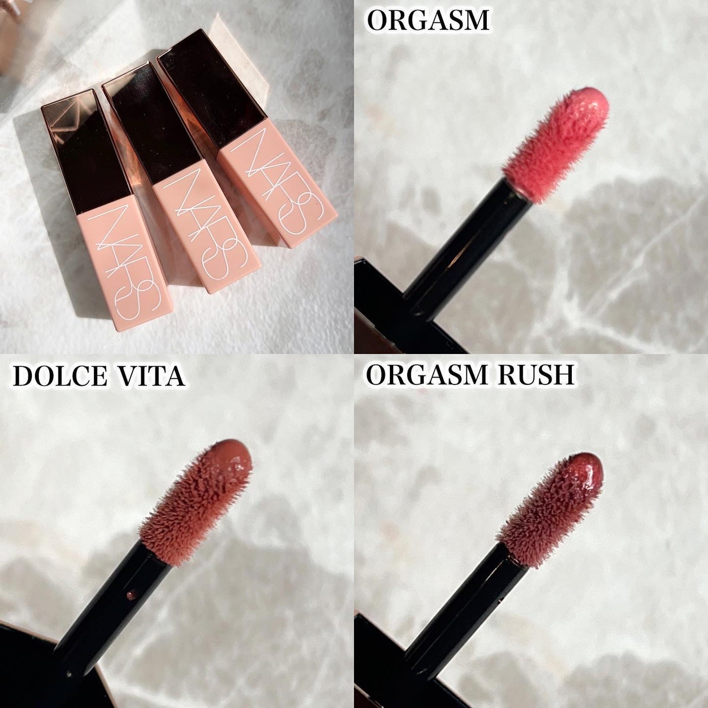 インヴァイトオンリー ミニアフターグロー リキッドブラッシュセット/NARS/メイクアップキットを使ったクチコミ(3枚目)