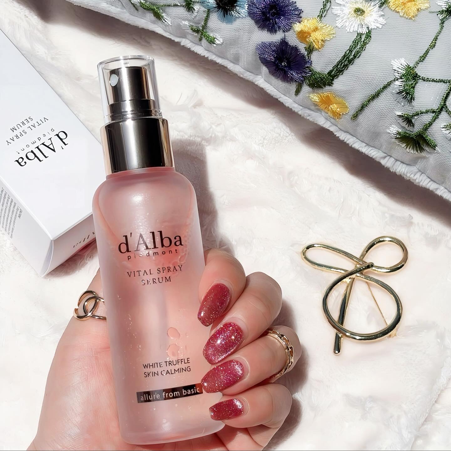 ダルバ ホワイトトリュフバイタルスプレーセラム/ダルバ/ミスト状化粧水を使ったクチコミ（1枚目）
