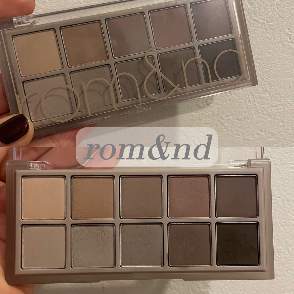 ベターザンパレット/rom&nd/アイシャドウパレットを使ったクチコミ(1枚目)