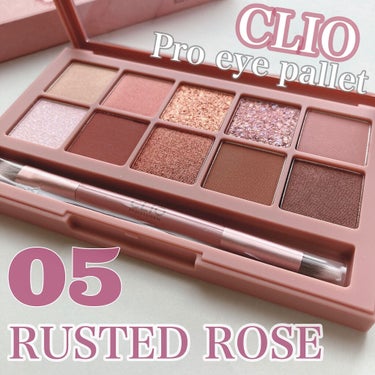 プロ アイ パレット 05 RUSTED ROSE/CLIO/アイシャドウパレットを使ったクチコミ（1枚目）