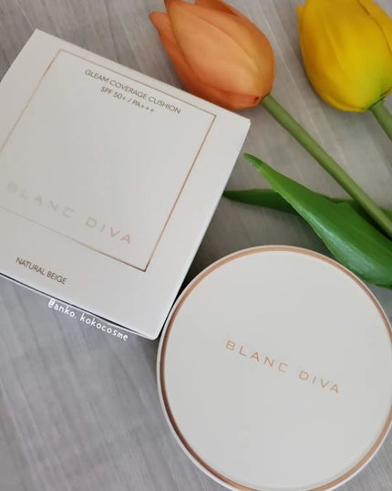 GLEAM COVERAGE CUSHION/BLANC DIVA/クッションファンデーションを使ったクチコミ(1枚目)